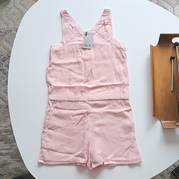 NWT DEX Girls Romper, Size Small - Picture 3 of 3